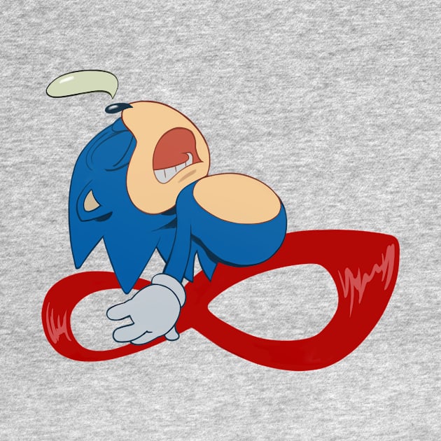 Sonic Fast Asleep by  KendallHaleArt